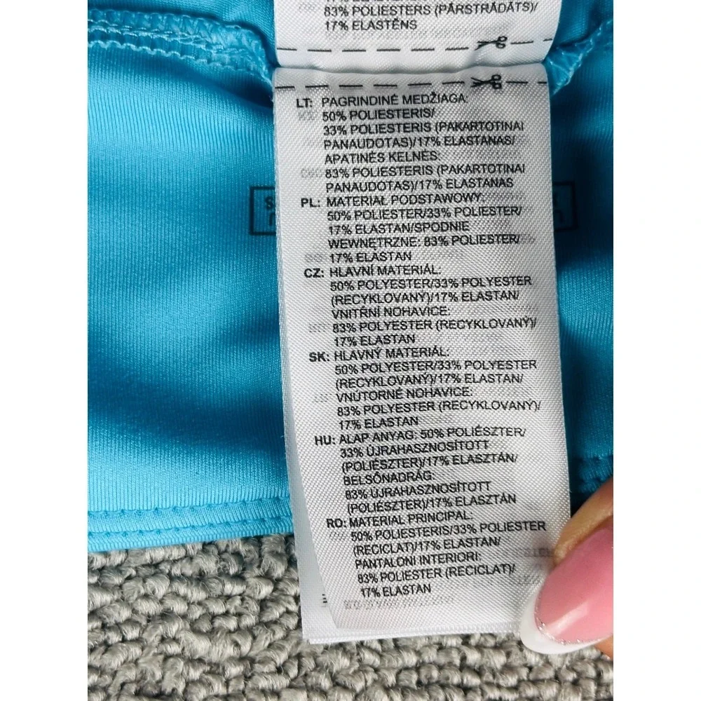 Adidas Skort Women XS Blue Athletic‎ Pockets Stretch Pull On Tennis Activewear